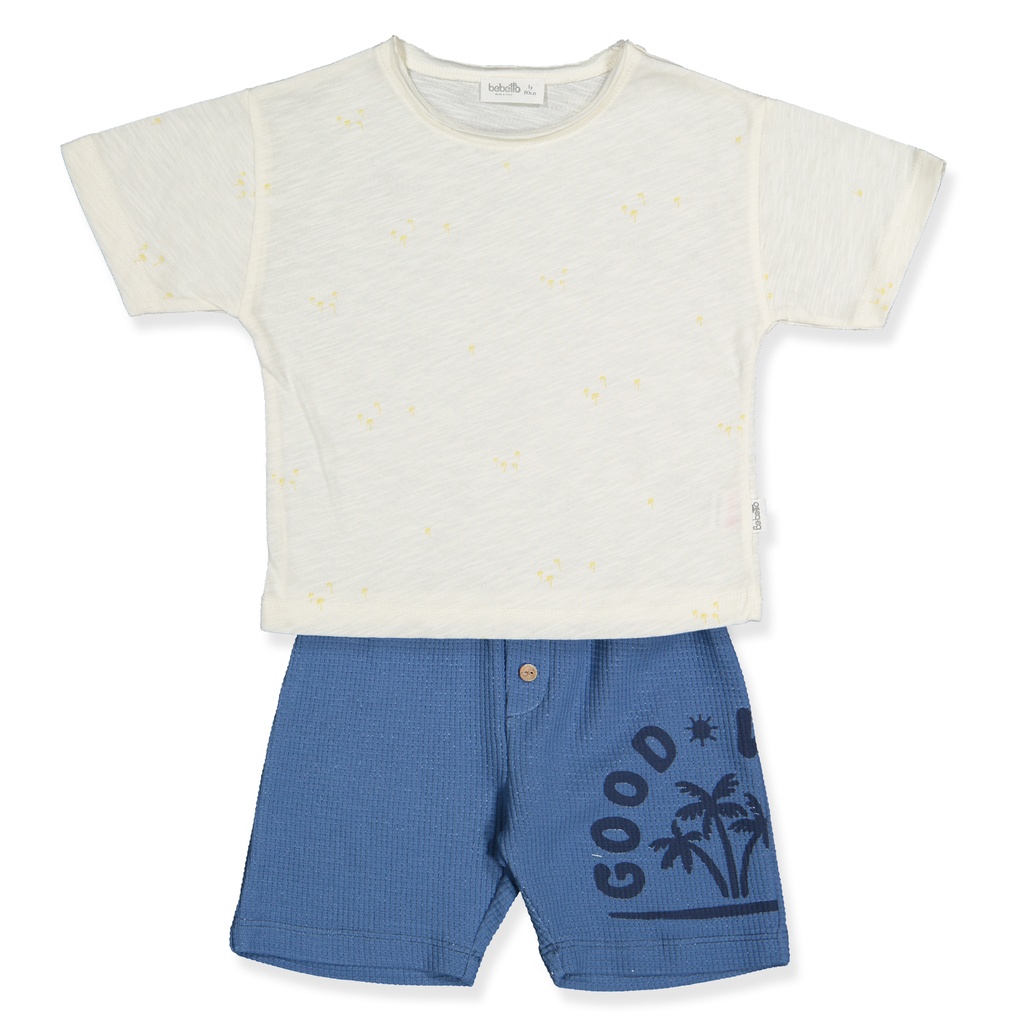 SET DE SHORT Y PLAYERA PALM TIME