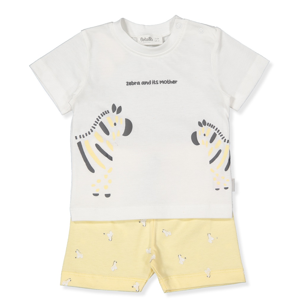 SET DE SHORT Y PLAYERA WALKING ZEBRAS