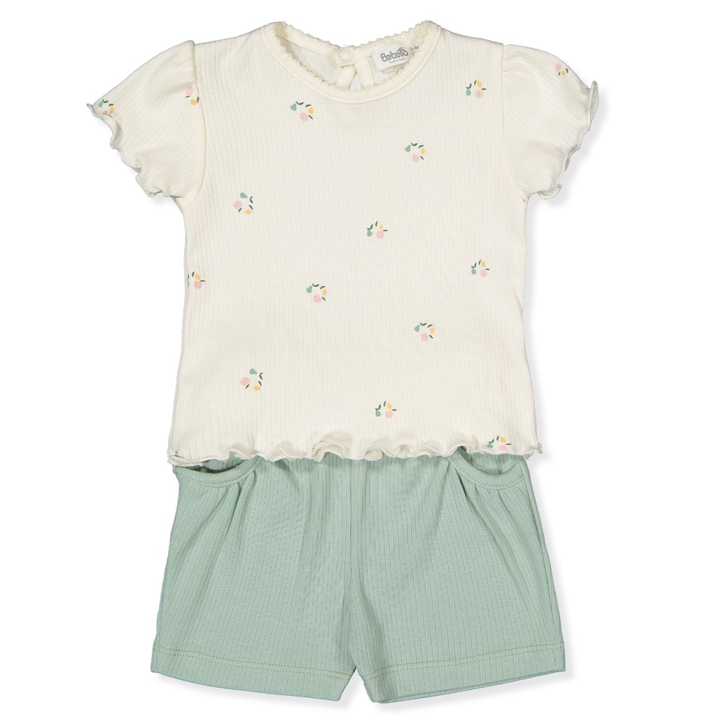 SET DE SHORT Y PLAYERA PINK PEAR