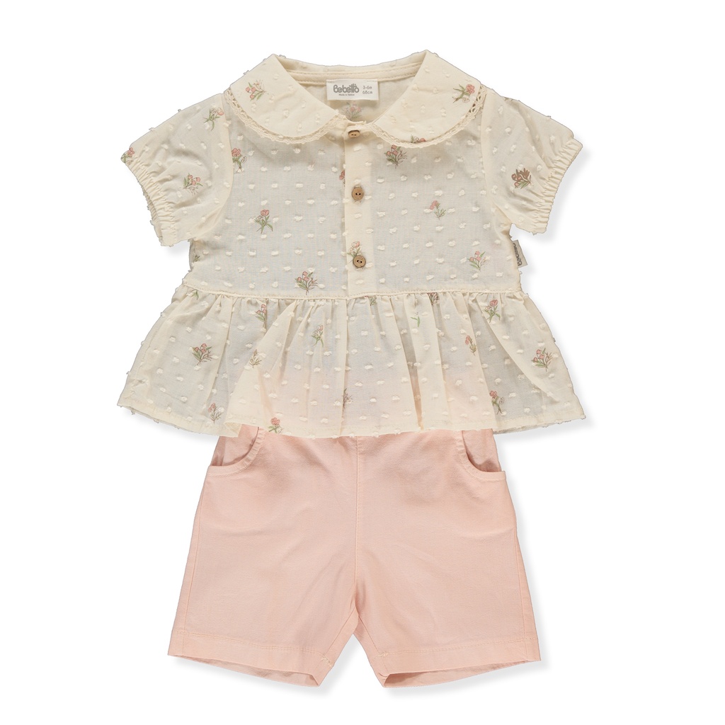 SET DE DOS SHORT MATURE FLOWERS