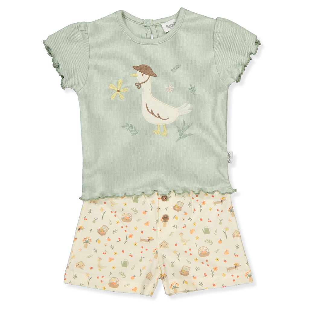 SET DE SHORT Y PLAYERA CUTE DUCK