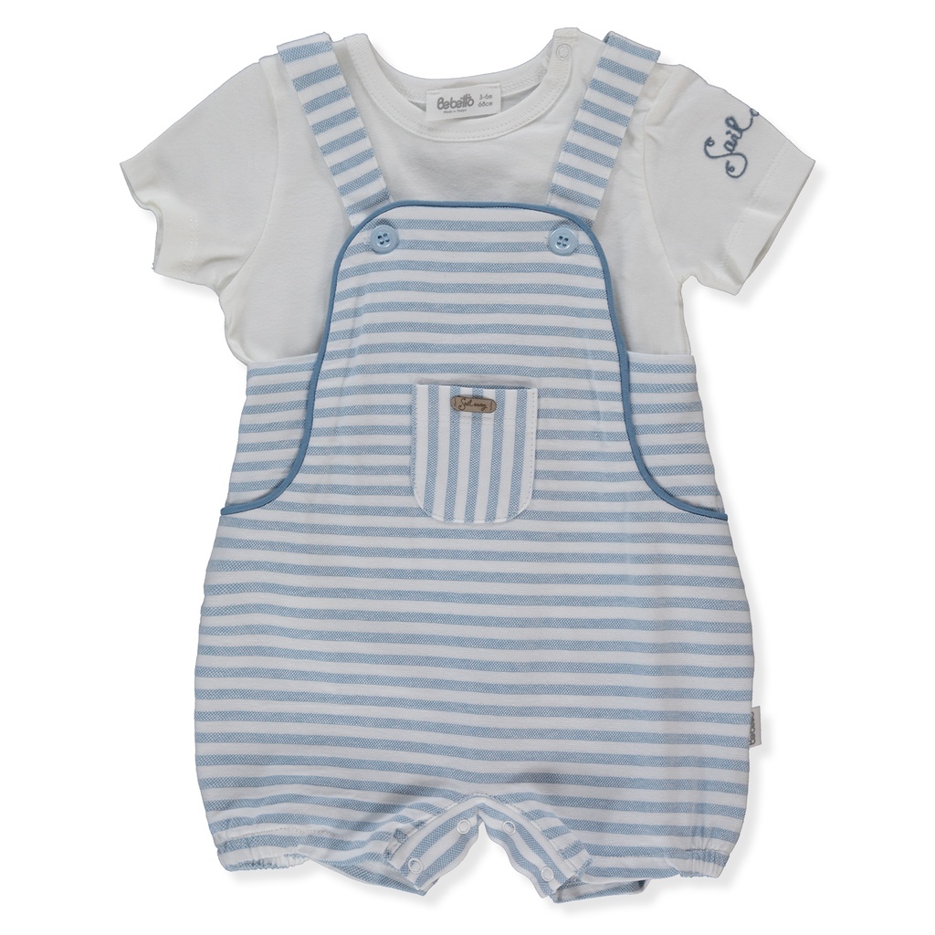 SET DE 2 ENTERIZO CORTO STRIPED STYLE