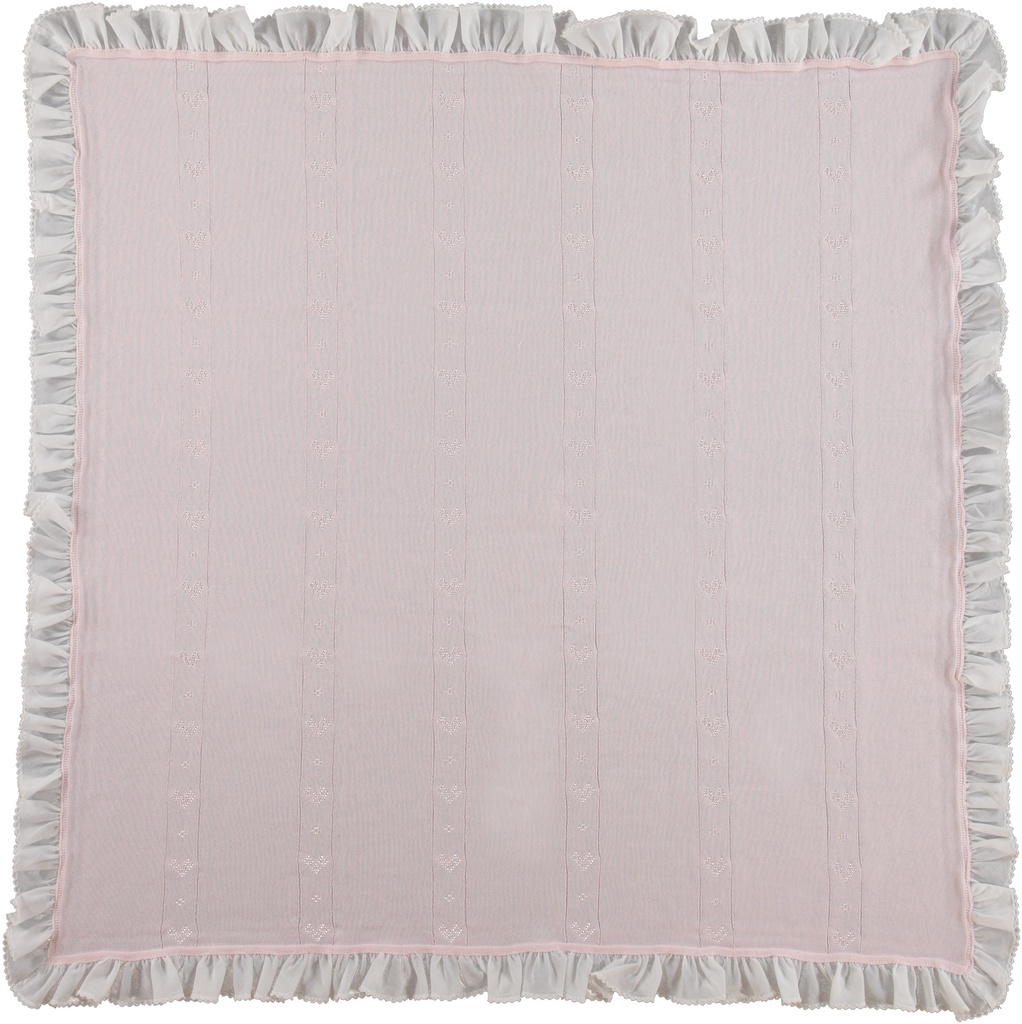 FRAZADA  STRIPED-HEART