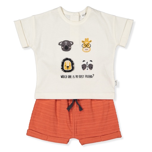 SET DE  SHORT Y PLAYERA BOBBY AND ME