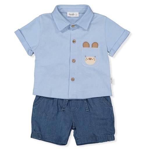 SET DE SHORT Y PLAYERA COLORED LINES