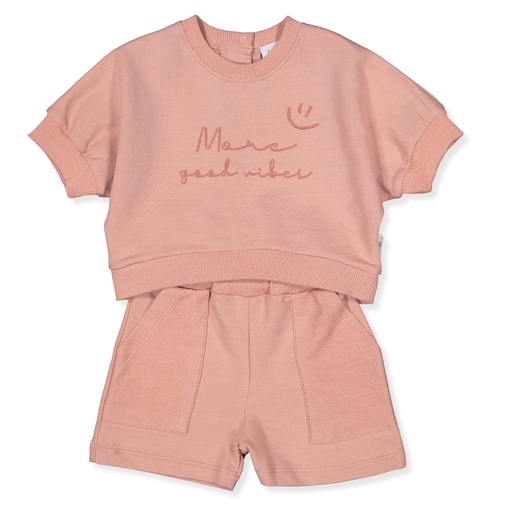 SET DE SHORT Y BLUSA GOOD VIBES/25