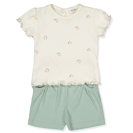 SET DE SHORT Y PLAYERA PINK PEAR