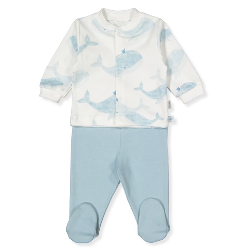 PIJAMA DOS PIEZAS WHALES