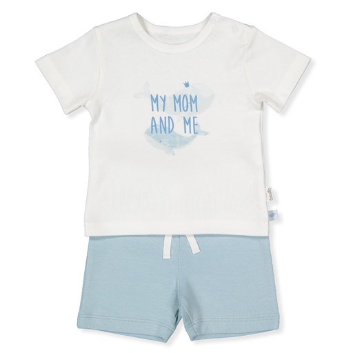 SET DE 2  SHORT Y PLAYERA WHALES