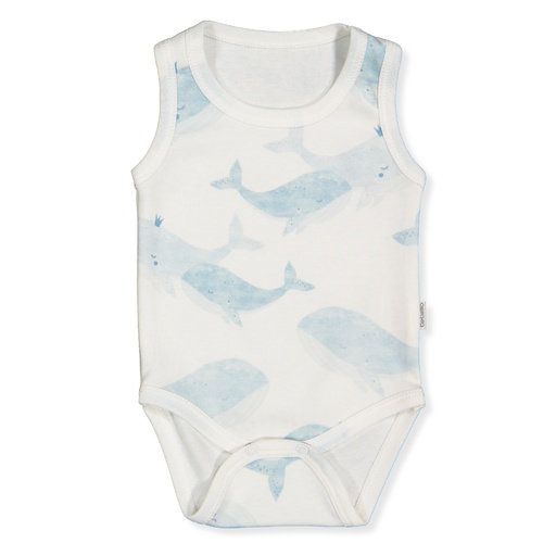 BODY SIN MANGA WHALES AZUL